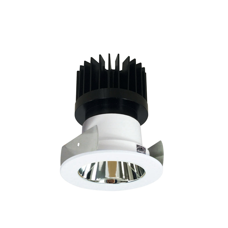 Nora Lighting NIOB-2RNDC40XCMPW/HL LED Reflector, Specular Clear Reflector / Matte Powder White Flange