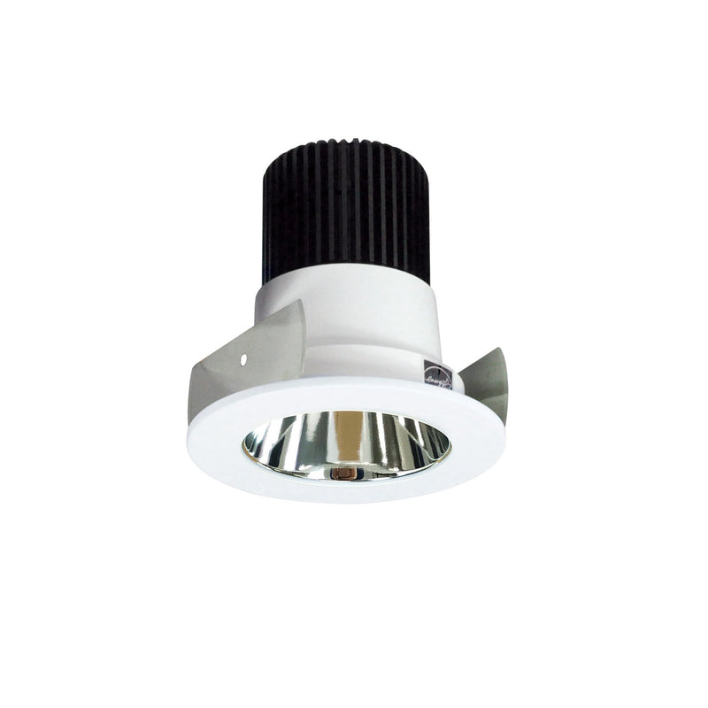 Nora Lighting NIOB-2RNDC50XCMPW/10 LED Reflector, Specular Clear Reflector / Matte Powder White Flange