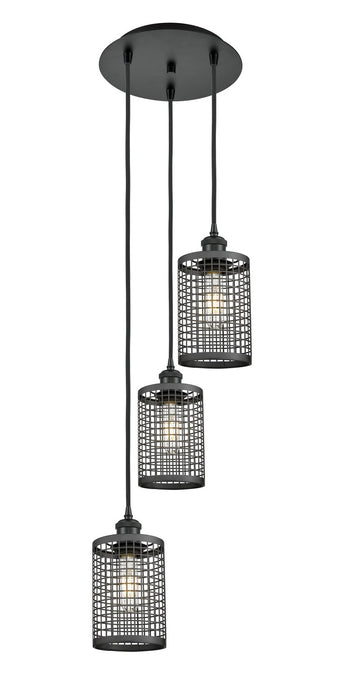 Innovations 113B-3P-BK-M18-BK LED Pendant, Matte Black