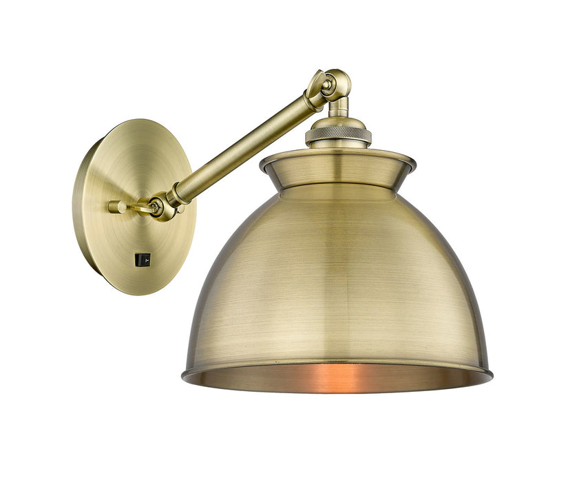 Innovations 317-1W-AB-M14-AB One Light Wall Sconce, Antique Brass
