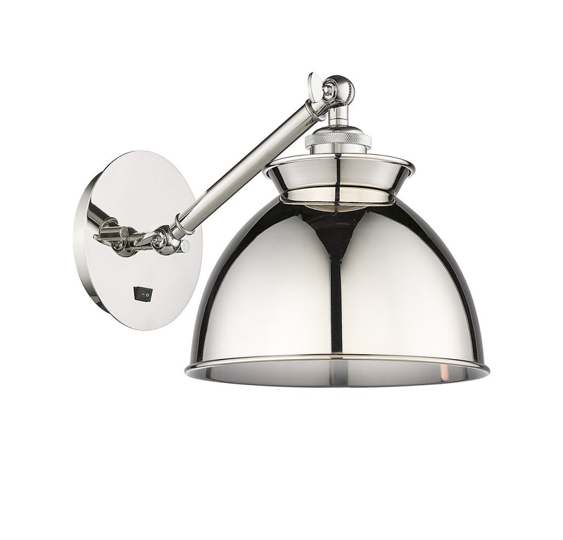 Innovations 317-1W-PN-M14-PN One Light Wall Sconce, Polished Nickel