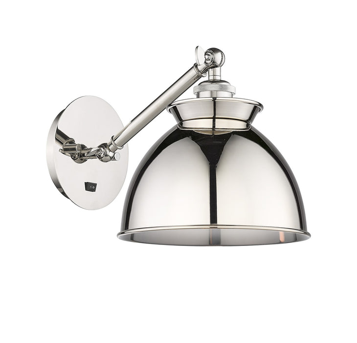 Innovations 317-1W-PN-M14-PN One Light Wall Sconce, Polished Nickel