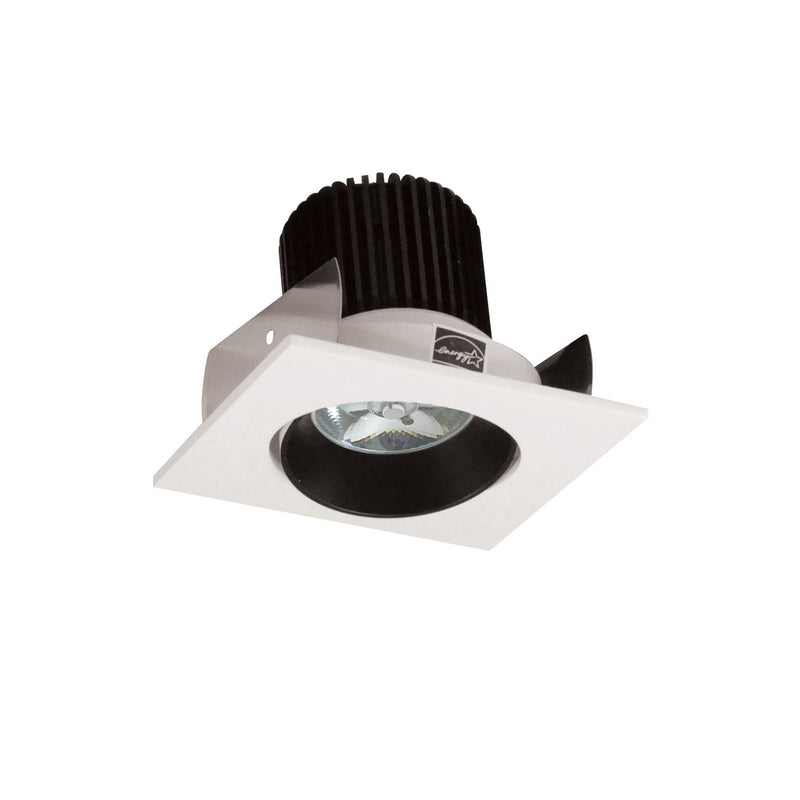 Nora Lighting NIOB-2SC35QBW LED Adjustable Cone Reflector, Black Reflector / White Flange