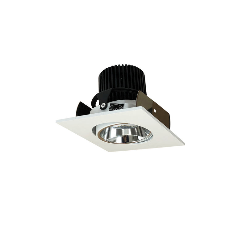Nora Lighting NIOB-2SC35QMPW LED Adjustable Cone Reflector, Matte Powder White Reflector / Matte Powder White Flange