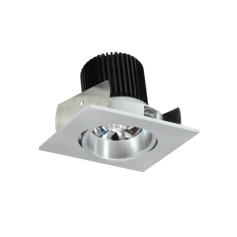 Nora Lighting NIOB-2SC40QNN LED Adjustable Cone Reflector, Natural Metal Reflector / Natural Metal Flange