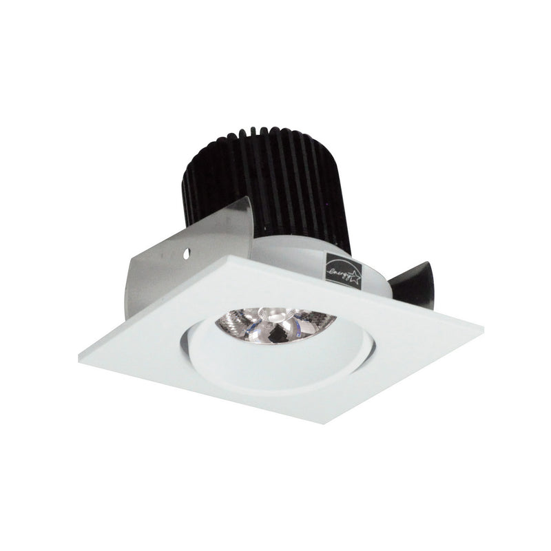 Nora Lighting NIOB-2SC40QWW LED Adjustable Cone Reflector, White Reflector / White Flange