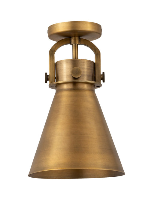 Innovations 410-1F-BB-M411-8BB One Light Flush Mount, Brushed Brass
