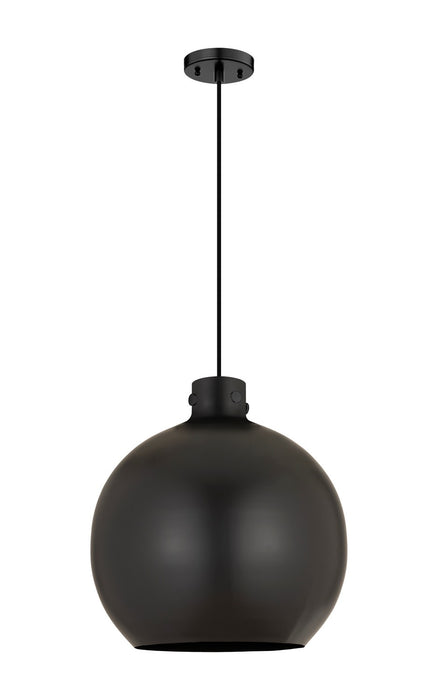 Innovations 410-1PL-BK-M410-18BK One Light Pendant, Matte Black