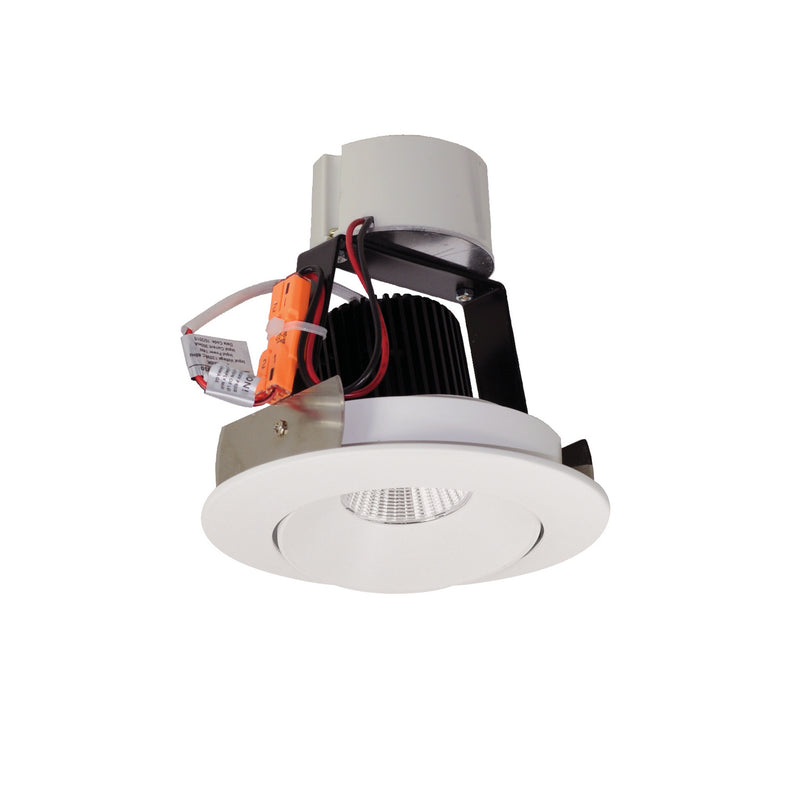 Nora Lighting NIR-4RC35XMPW/10 Recessed, Matte Powder White Reflector / Matte Powder White Flange