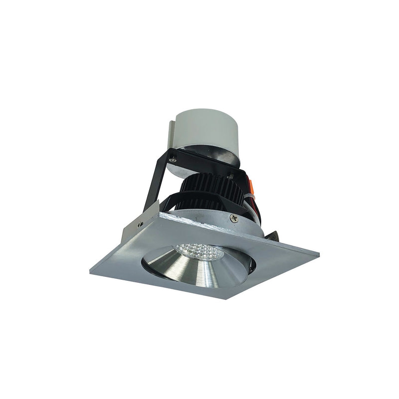 Nora Lighting NIR-4SC27XNN/10 LED Adjustable Cone Retrofit, Natural Metal Reflector / Natural Metal Flange