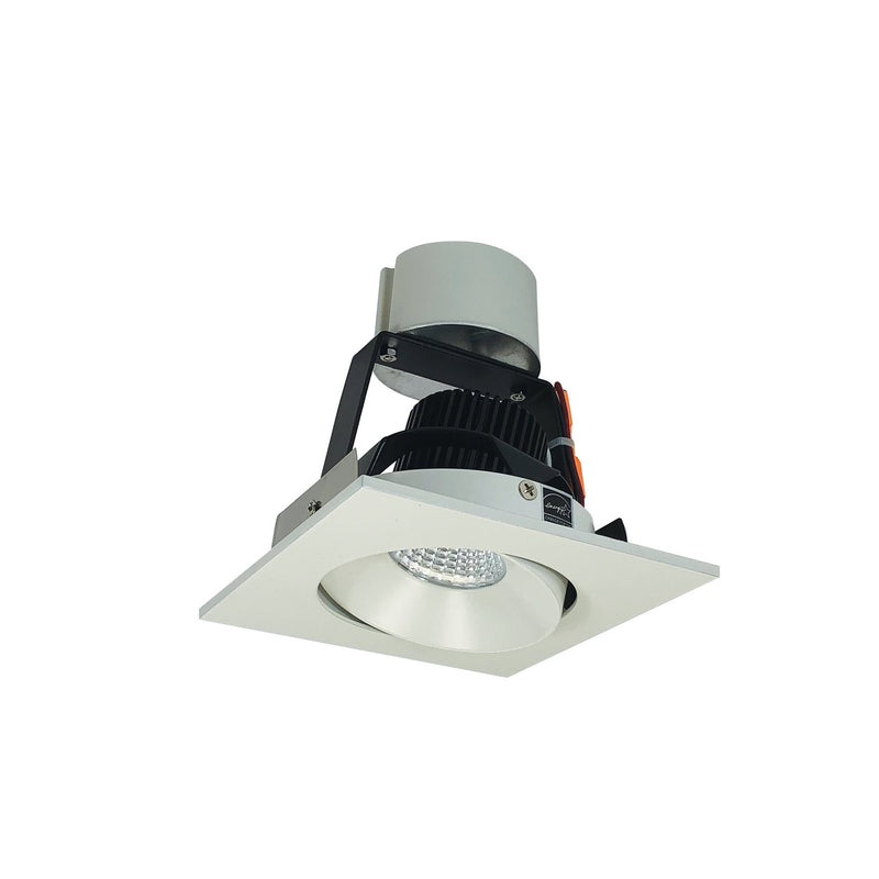 Nora Lighting NIR-4SC35XBW/10 LED Retrofit, Black Reflector / White Flange