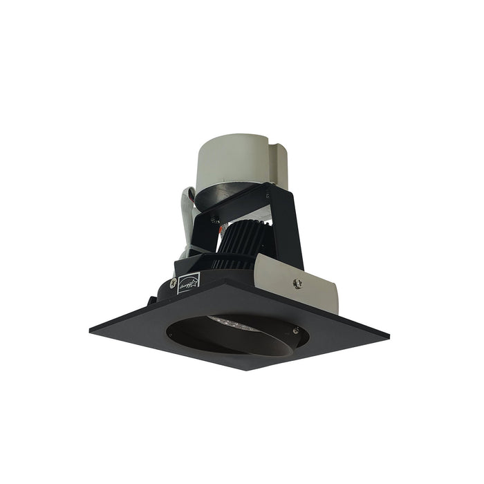 Nora Lighting NIR-4SCCDXBB 4" Retrofit Square Reg Cone Adj, Black Reflector / Black Flange