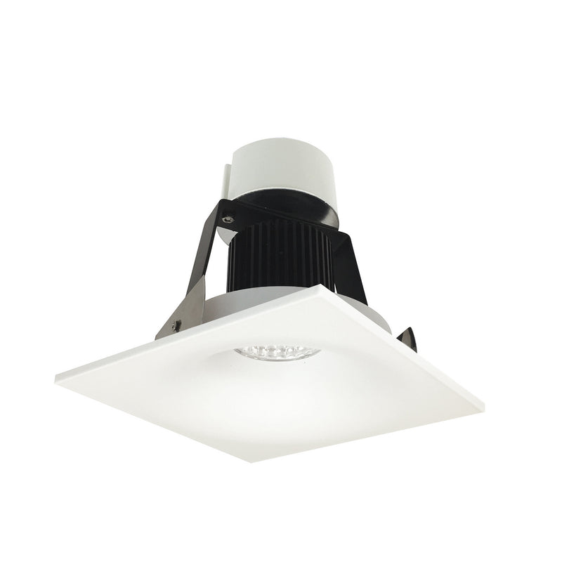Nora Lighting NIR-4SNBCDXMPW 4" Retro Sq Bullnose Reg Non-A, Matte Powder White