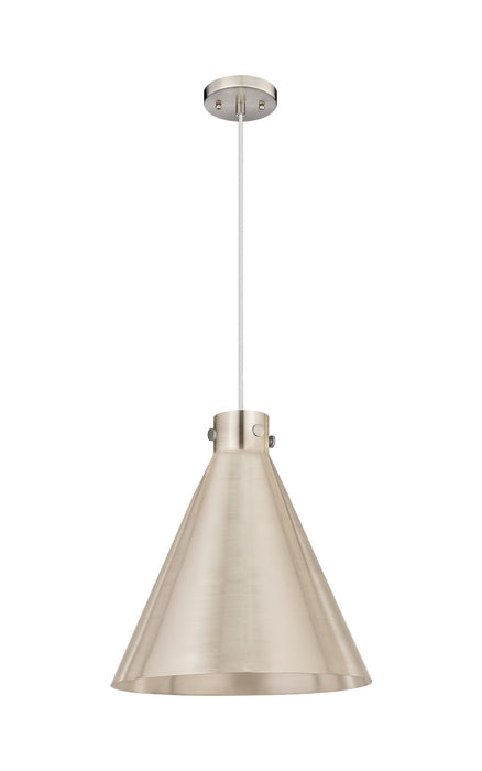 Innovations 410-1PL-SN-M411-18SN One Light Pendant, Satin Nickel