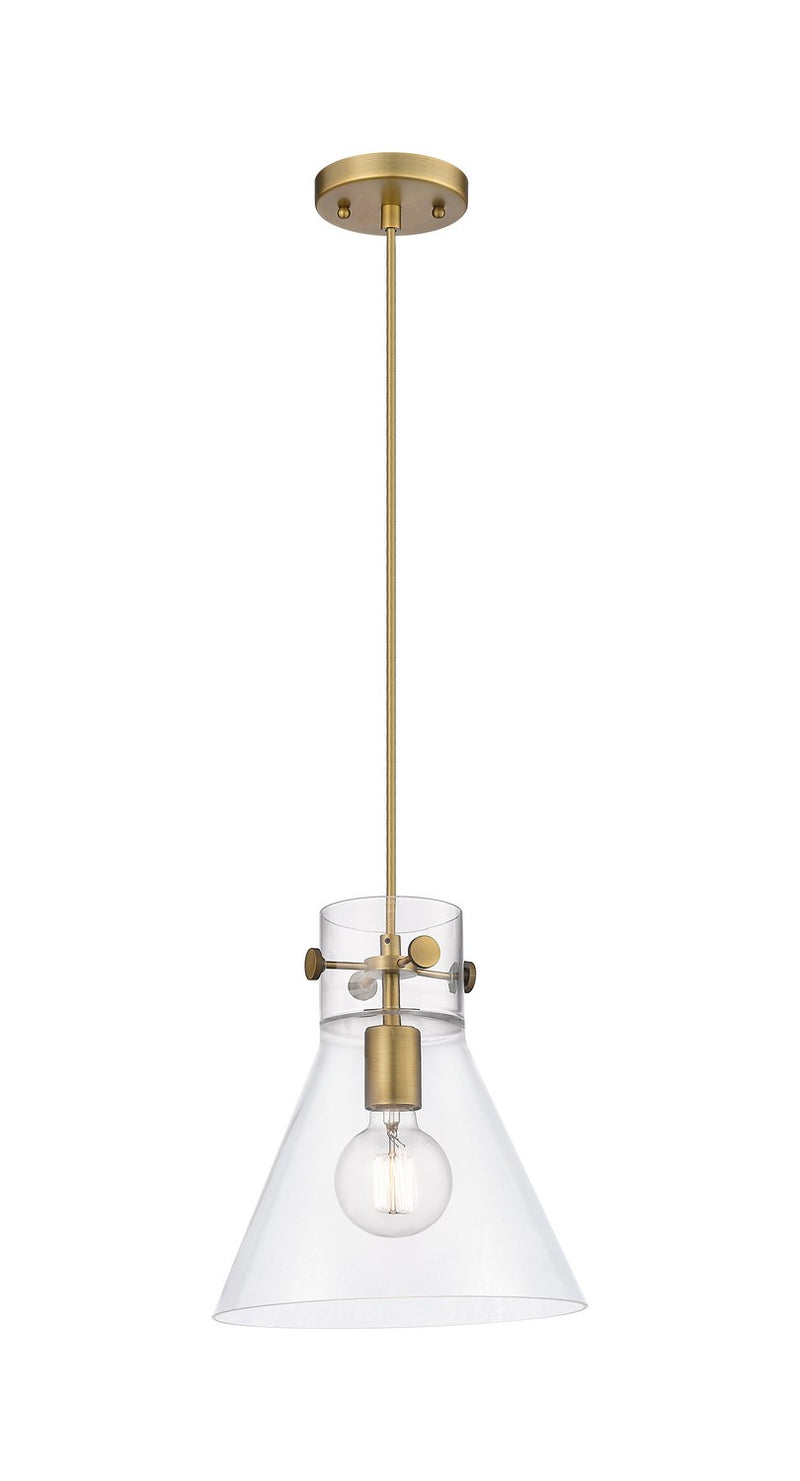 Innovations 410-1PM-BB-G411-10CL One Light Pendant, Brushed Brass