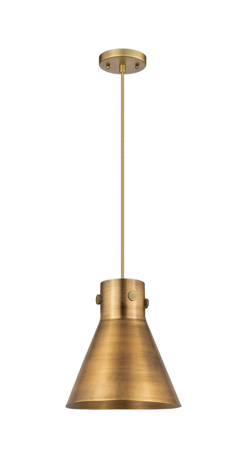 Innovations 410-1PM-BB-M411-10BB One Light Pendant, Brushed Brass