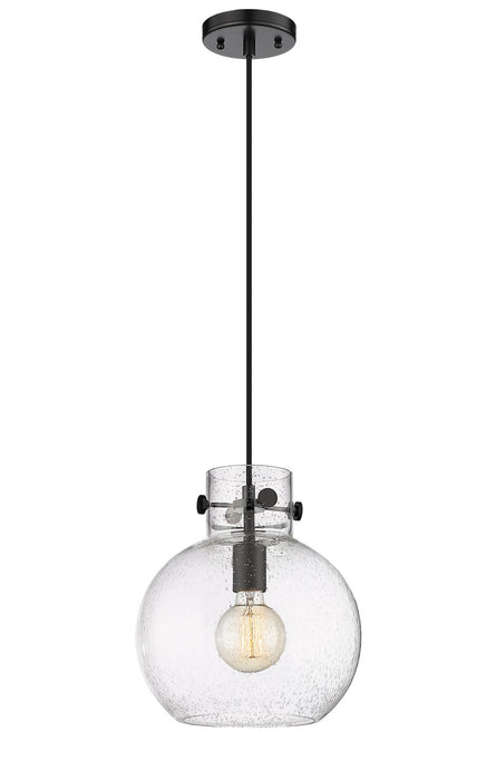 Innovations 410-1PM-BK-G410-10SDY One Light Mini Pendant, Matte Black