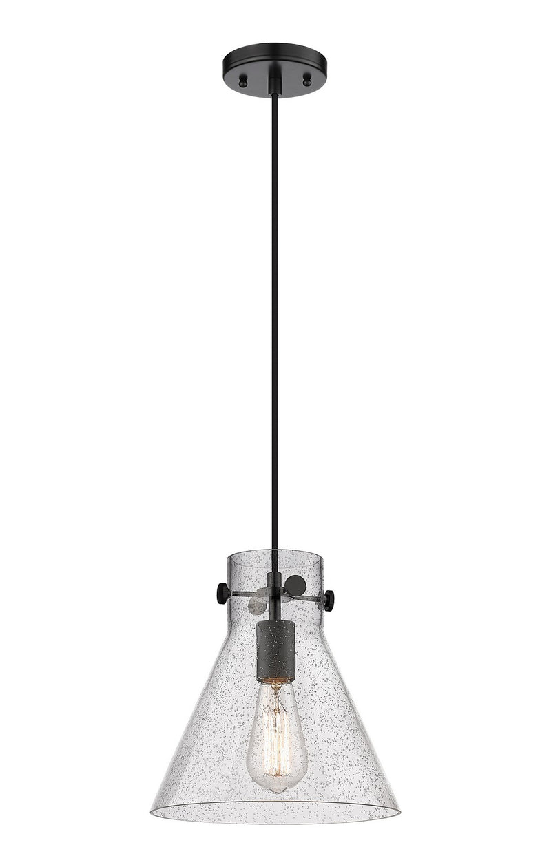Innovations 410-1PM-BK-G411-10SDY One Light Pendant, Matte Black