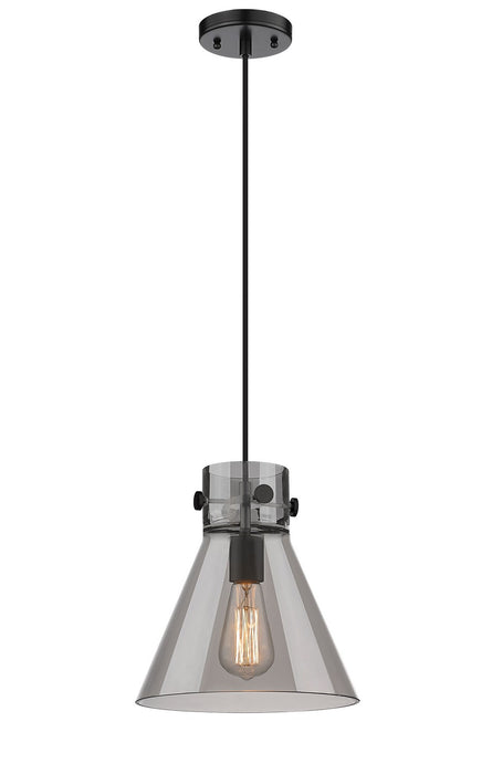 Innovations 410-1PM-BK-G411-10SM One Light Pendant, Matte Black