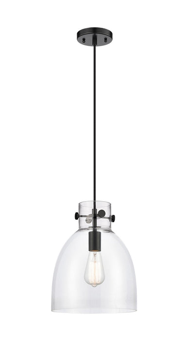 Innovations 410-1PM-BK-G412-10CL One Light Pendant, Matte Black
