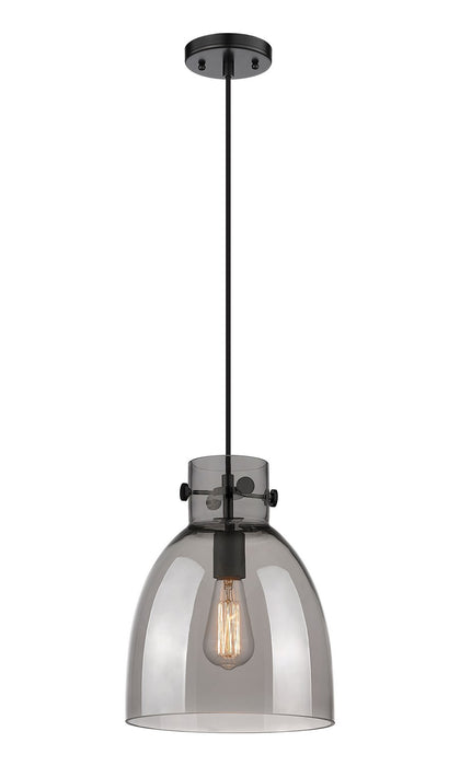 Innovations 410-1PM-BK-G412-10SM One Light Pendant, Matte Black