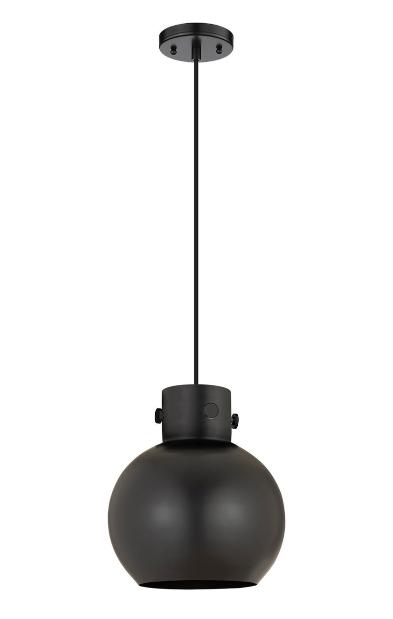Innovations 410-1PM-BK-M410-10BK One Light Pendant, Matte Black