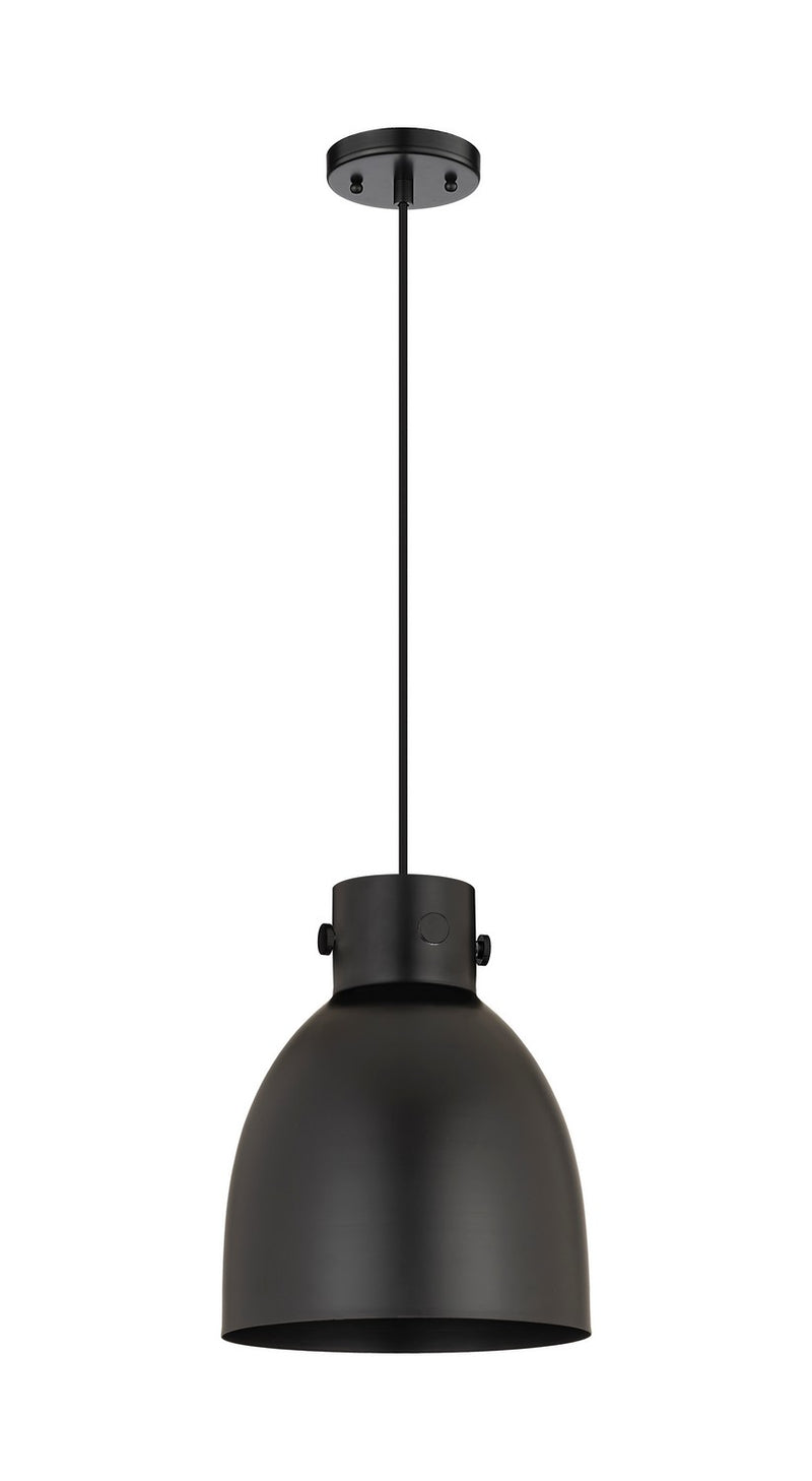 Innovations 410-1PM-BK-M412-10BK One Light Pendant, Matte Black