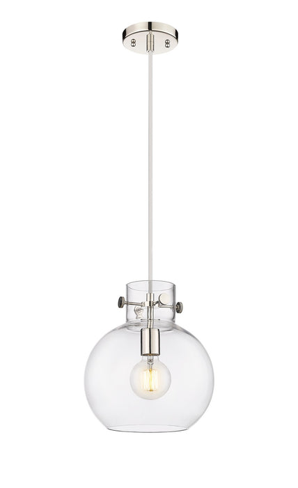 Innovations 410-1PM-PN-G410-10CL One Light Mini Pendant, Polished Nickel