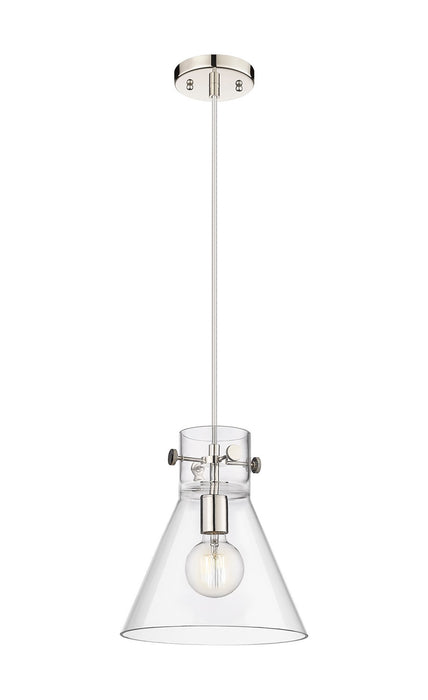 Innovations 410-1PM-PN-G411-10CL One Light Pendant, Polished Nickel