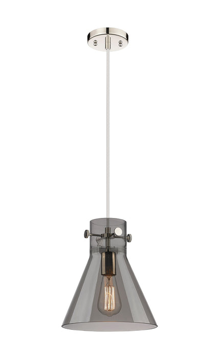 Innovations 410-1PM-PN-G411-10SM One Light Pendant, Polished Nickel