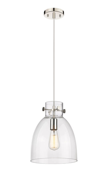 Innovations 410-1PM-PN-G412-10CL One Light Pendant, Polished Nickel