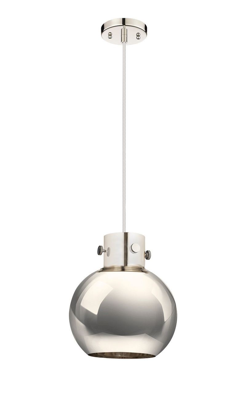 Innovations 410-1PM-PN-M410-10PN One Light Pendant, Polished Nickel