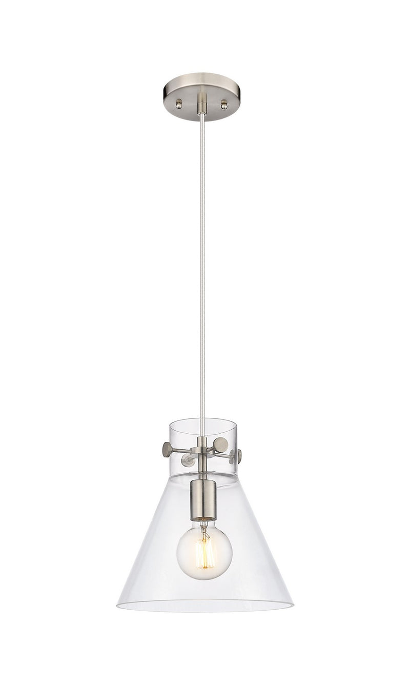 Innovations 410-1PM-SN-G411-10CL One Light Pendant, Satin Nickel