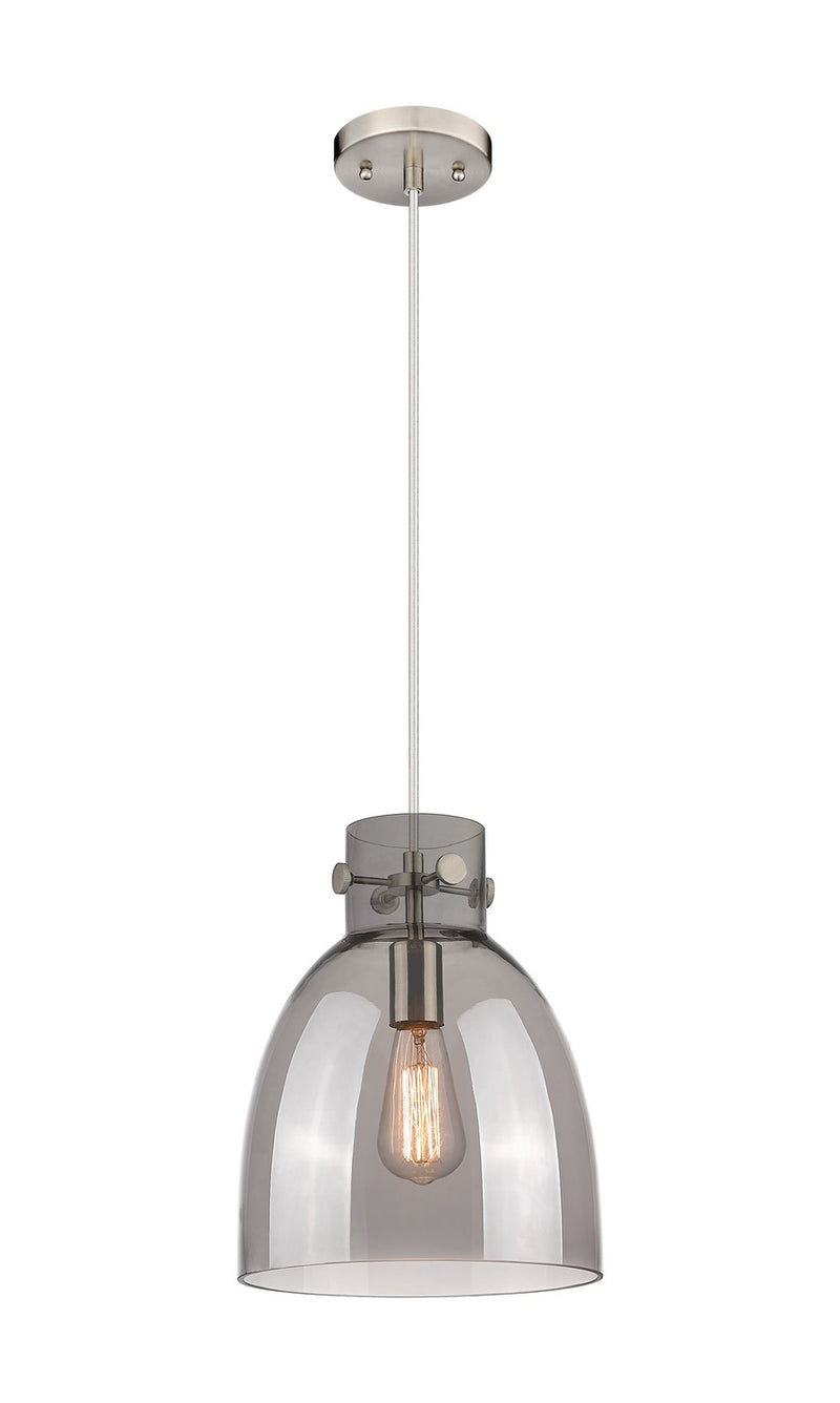 Innovations 410-1PM-SN-G412-10SM One Light Pendant, Satin Nickel