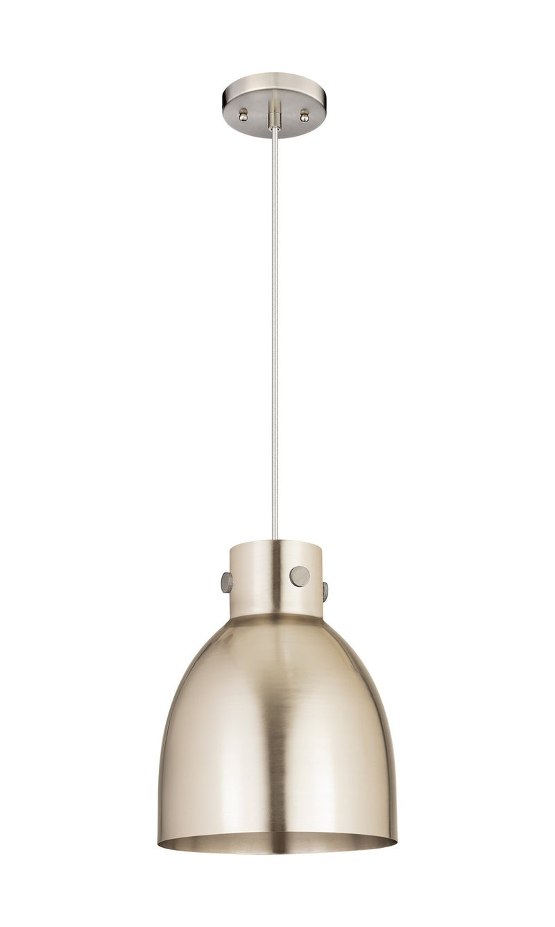 Innovations 410-1PM-SN-M412-10SN One Light Pendant, Satin Nickel