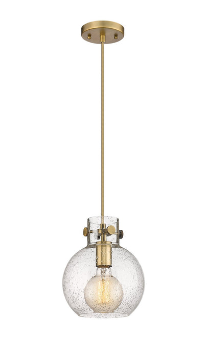 Innovations 410-1PS-BB-G410-8SDY One Light Mini Pendant, Brushed Brass
