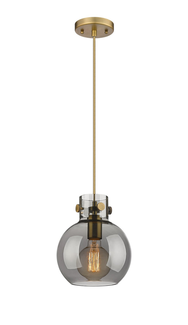 Innovations 410-1PS-BB-G410-8SM One Light Mini Pendant, Brushed Brass