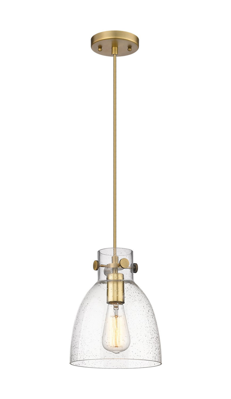 Innovations 410-1PS-BB-G412-8SDY One Light Pendant, Brushed Brass