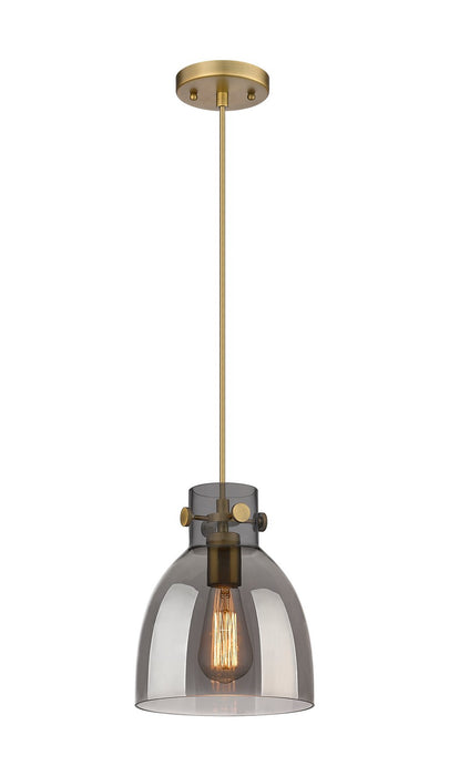 Innovations 410-1PS-BB-G412-8SM One Light Pendant, Brushed Brass