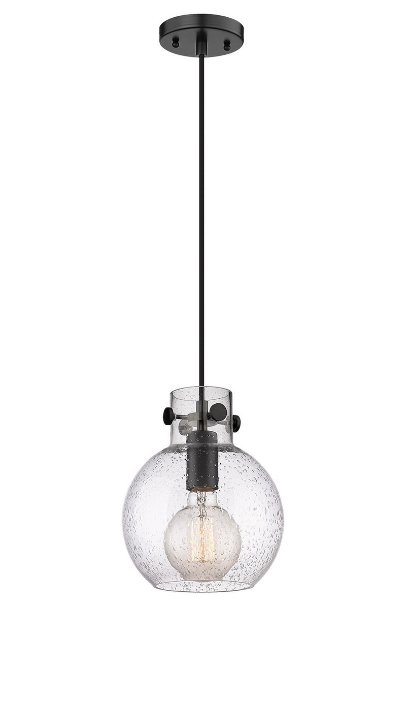 Innovations 410-1PS-BK-G410-8SDY One Light Mini Pendant, Matte Black