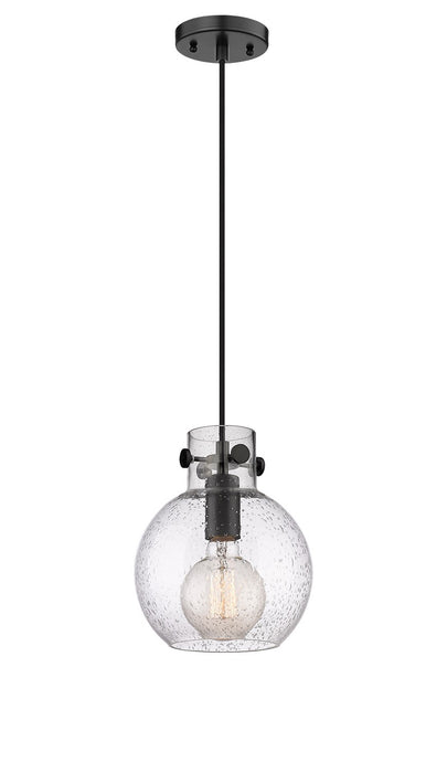 Innovations 410-1PS-BK-G410-8SDY One Light Mini Pendant, Matte Black