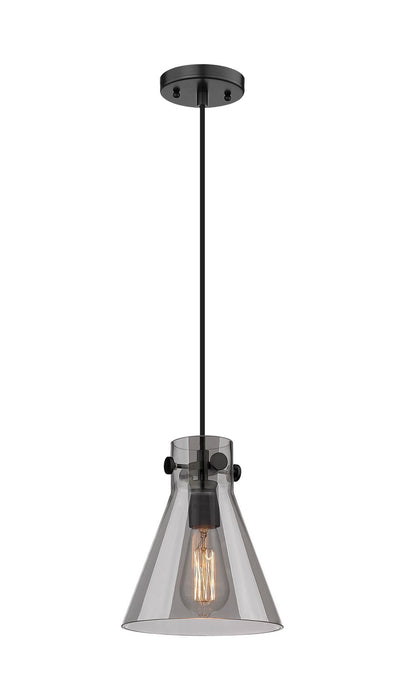 Innovations 410-1PS-BK-G411-8SM One Light Pendant, Matte Black
