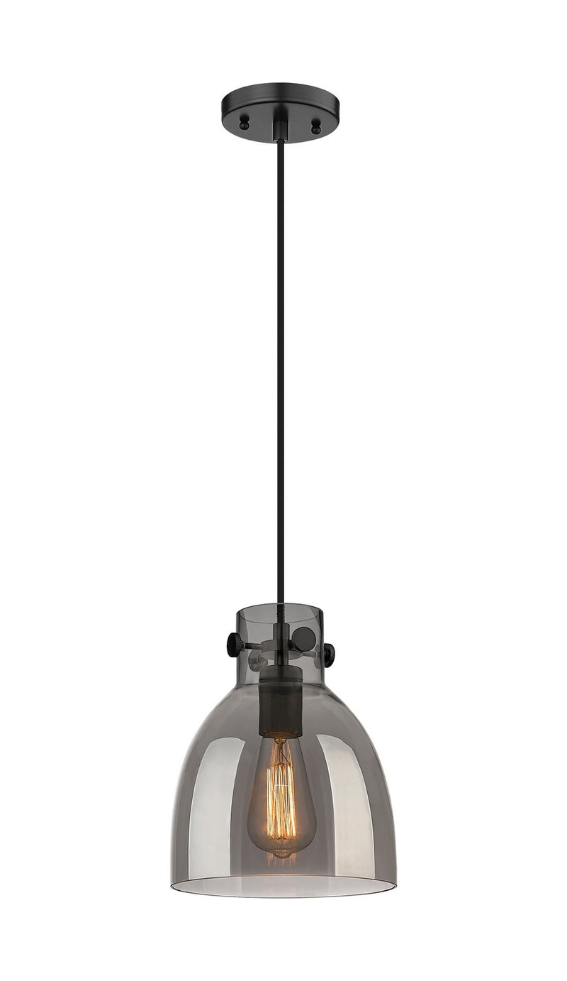 Innovations 410-1PS-BK-G412-8SM One Light Pendant, Matte Black