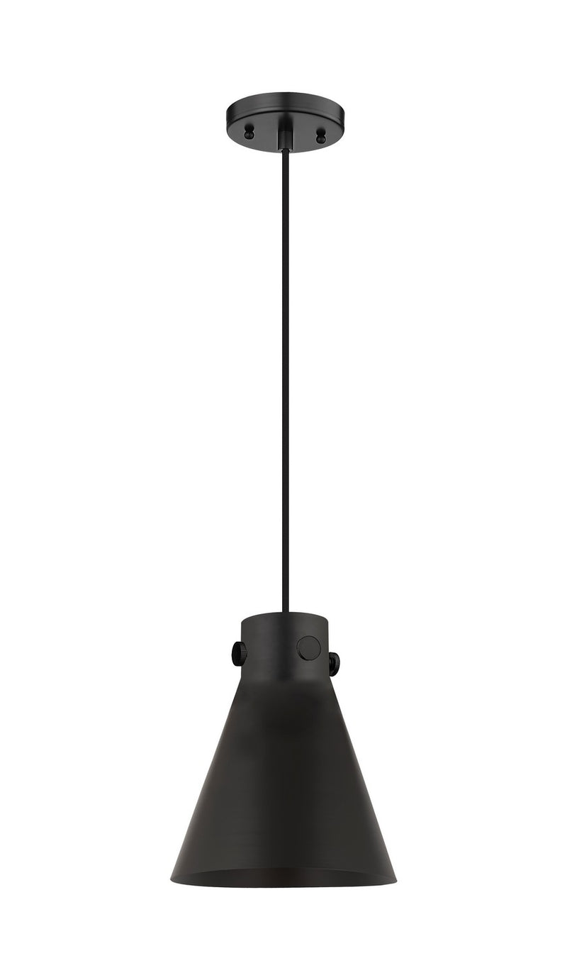 Innovations 410-1PS-BK-M411-8BK One Light Pendant, Matte Black