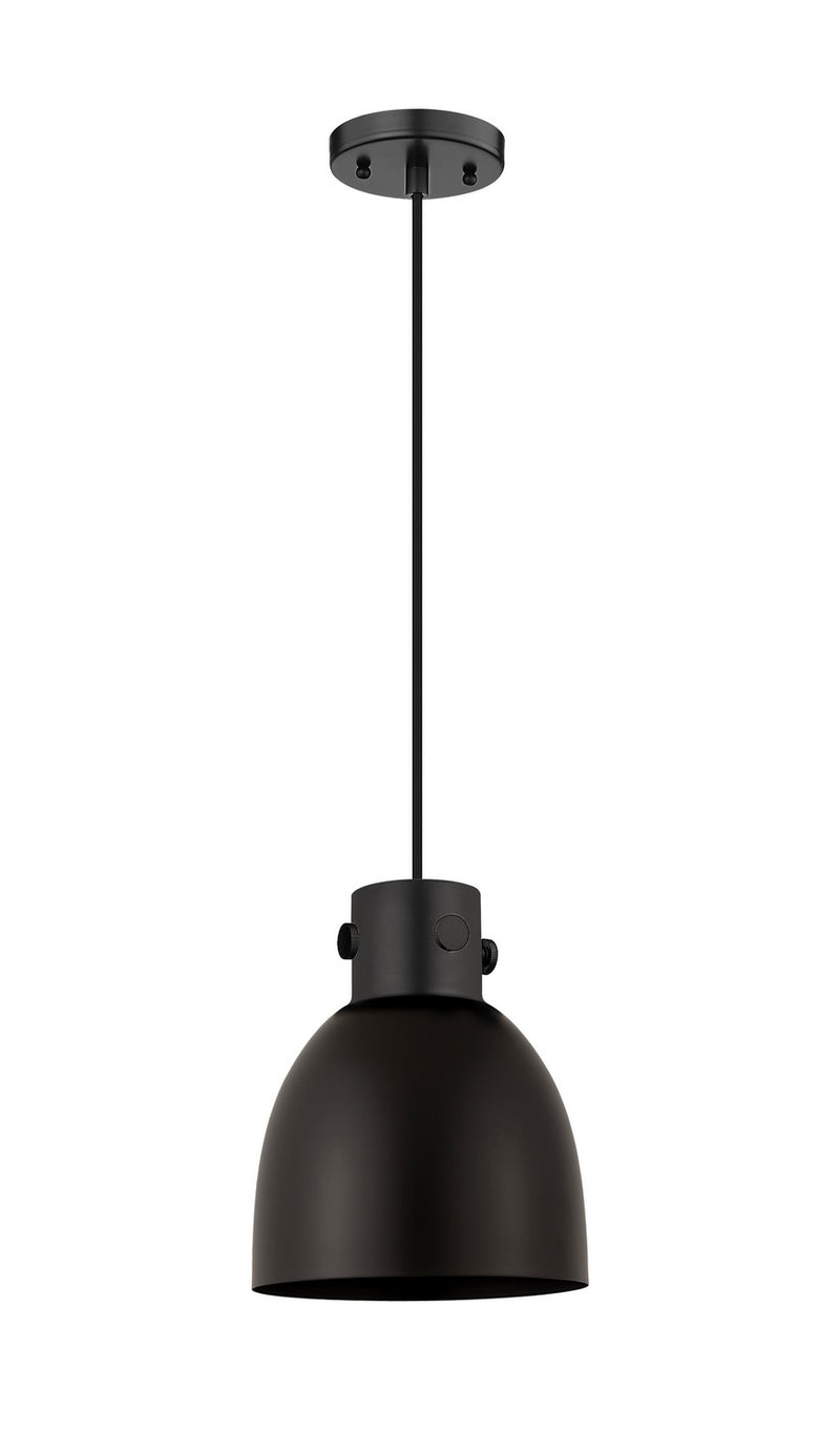 Innovations 410-1PS-BK-M412-8BK One Light Pendant, Matte Black