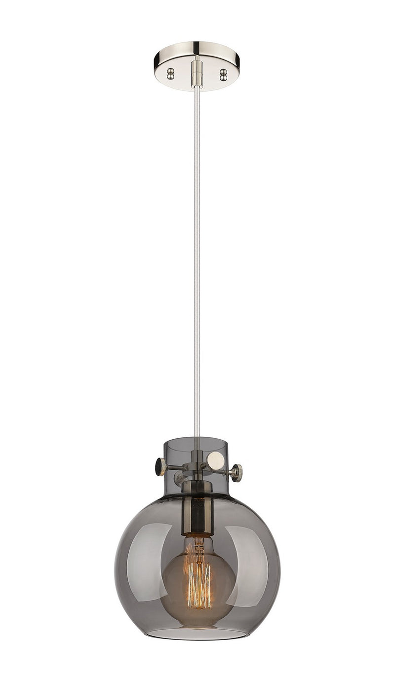 Innovations 410-1PS-PN-G410-8SM One Light Mini Pendant, Polished Nickel