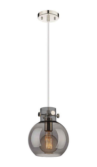 Innovations 410-1PS-PN-G410-8SM One Light Mini Pendant, Polished Nickel