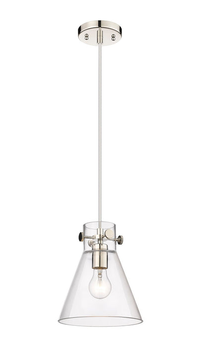 Innovations 410-1PS-PN-G411-8CL One Light Pendant, Polished Nickel