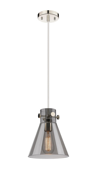 Innovations 410-1PS-PN-G411-8SM One Light Pendant, Polished Nickel