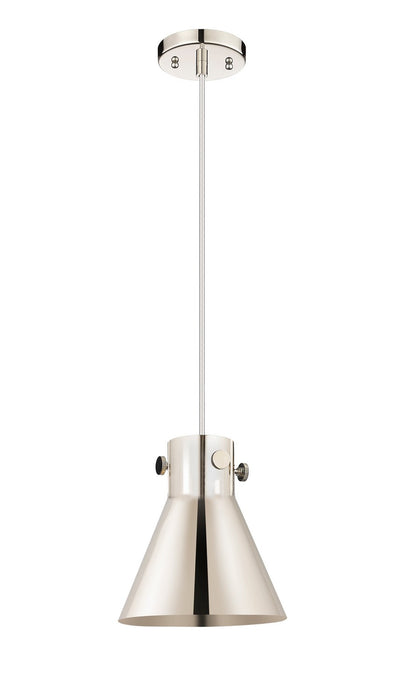 Innovations 410-1PS-PN-M411-8PN One Light Pendant, Polished Nickel
